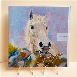 Whistlefish Greeting Card Mountain Pony 16x16cm